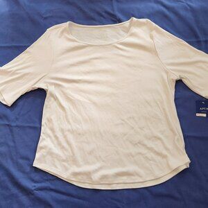 Apt 9 tee sz XXL sz 20 white NWT